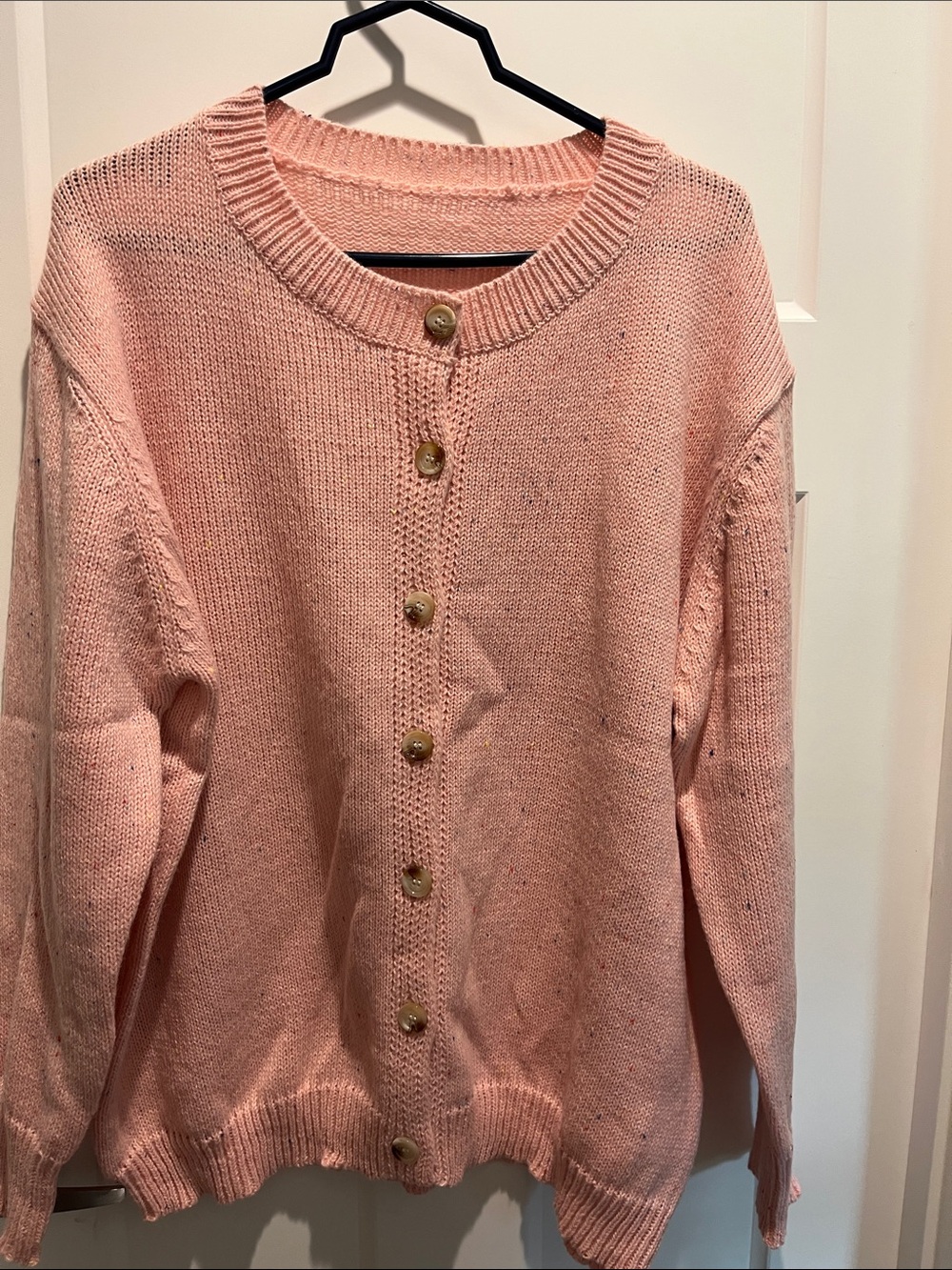 Women’s pink cardigan